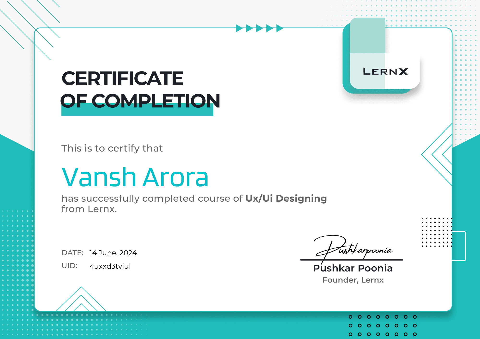 UI/UX Design Fundamentals Certificate